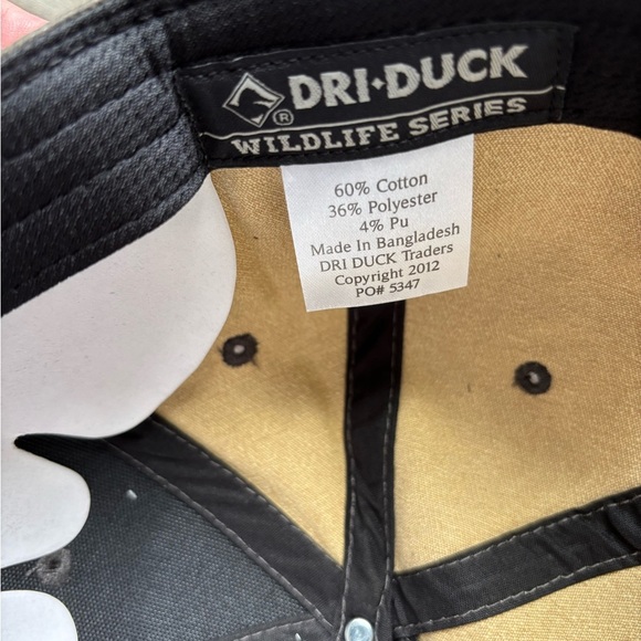 Realtree Dri-Duck Walleye Wildlife Series,embroidered fishing,velcro back cap - Picture 9 of 12